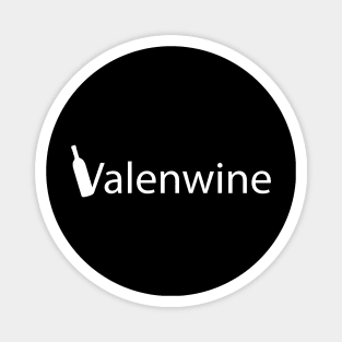 Valentine Wine Magnet